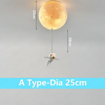 DecorBites™ Astronaut Bubble Chandelier Light - Moonlight Bedroom Ceiling Lamp
