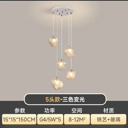 DecorBites™ Cube Chandelier Pendant Lights for Restaurant Loft Stairwell Bedroom Art Décor