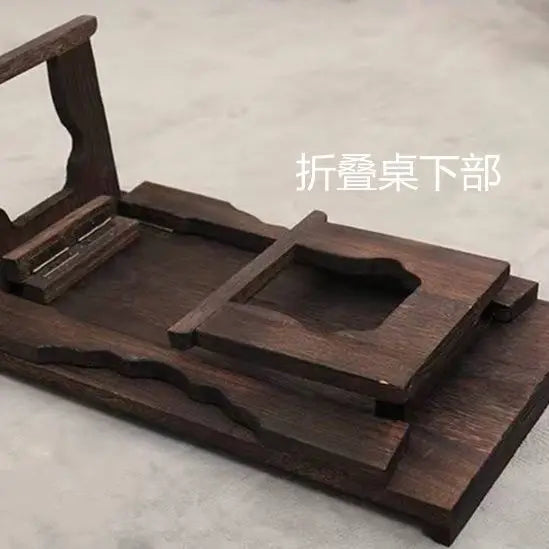 DecorBites™ Antique Chinese Style Solid Wood Table for Hanfu Shoots & Tea Time