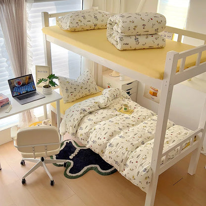 DecorBites™ Cartoon Style Cotton Printed Bedding Sets in Single/Double Size