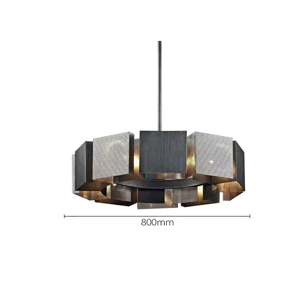 DecorBites™ Black Metal Pendant Lights: Stylish LED Luxury Hanging Lamp for Home Decoration