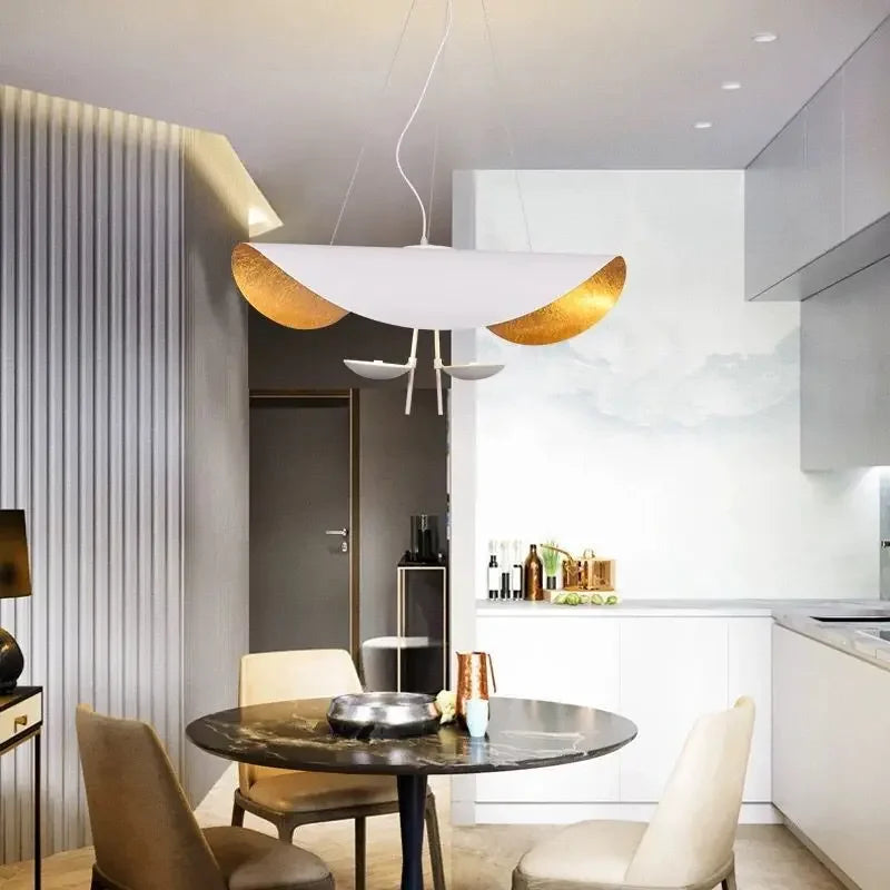 ™ LED Flying Saucer Chandelier - Modern Ceiling Light for Living Room & Bar