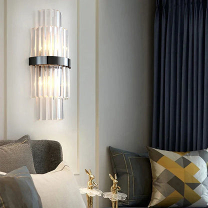DecorBites™ Crystal LED Wall Lamp Modern Luxury Light Gold Sconces for Living Room Bedroom