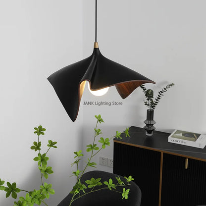 DecorBites™ Black Resin LED Pendant Chandeliers for Bedroom & Living Room