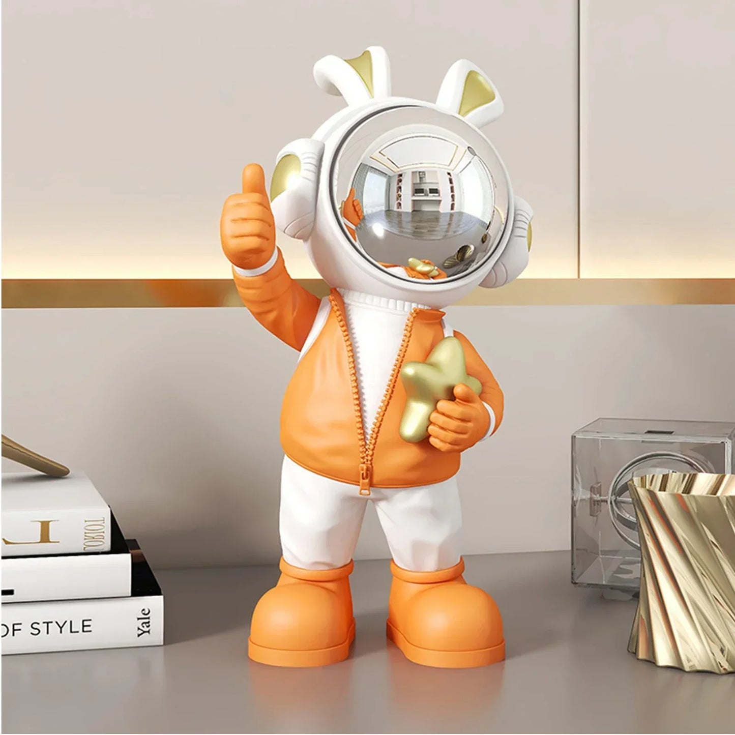 DecorBites™ Astronaut Resin Sculpture for Home & Office Decor