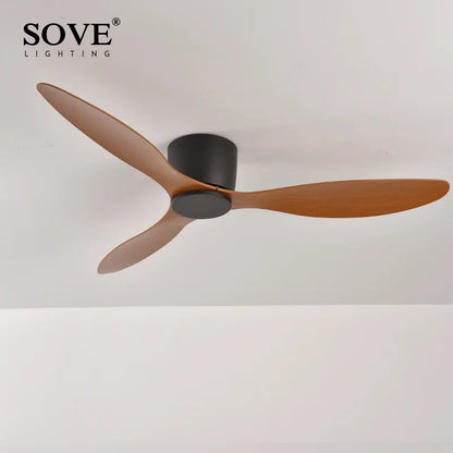 DecorBites™ 17cm White DC Ceiling Fan with Remote Control - Simple and Ultra Thin