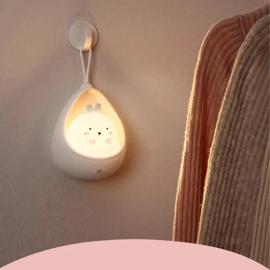 DecorBites™ Animal Night Light with Sensor Control for Kids, USB Rechargeable Silicone LED