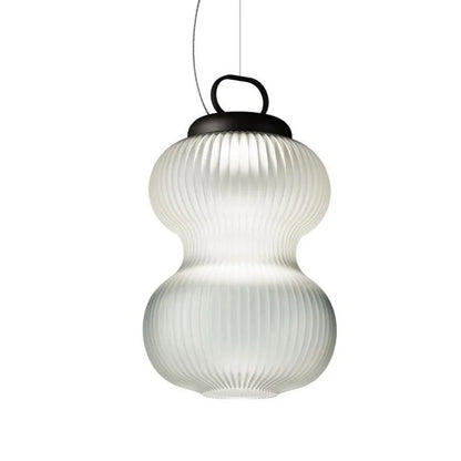 DecorBites™ Black & White Glass Chandelier | Minimalist Nordic Bedroom Decor Floor Lamp