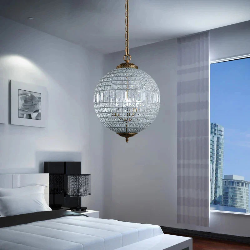 ™ Luxe Crystal Chandelier for Living Room Bedroom - Mid Century Modern Elegance