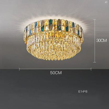 DecorBites™ Crystal Chandelier LED Lighting for Living Room