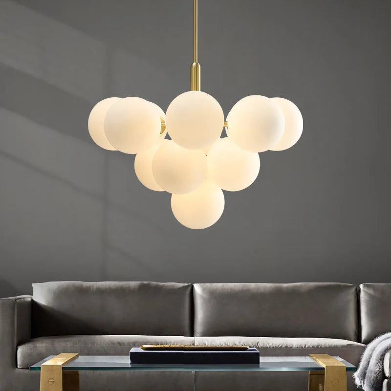 DecorBites™ Glass Globe Pendant Lamp: Modern Luxury for Home Decor & Restaurant Lighting
