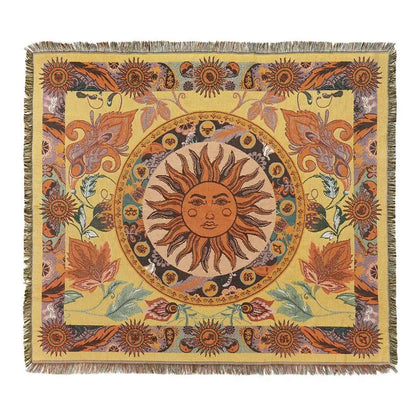 DecorBites™ Bohemian Camping Blanket - Multi-Functional Outdoor Essential