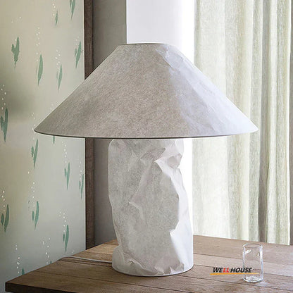 DecorBites™ Japanese Paper Floor Lamp: Nordic Design Wabi Sabi LED Table Lamp for Bedroom, Living Room