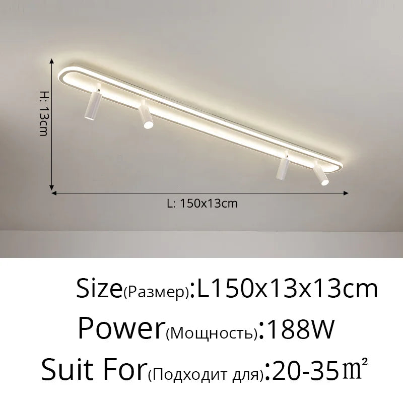 DecorBites™ LED Modern Chandelier for Living Room Bedroom Indoor Lighting