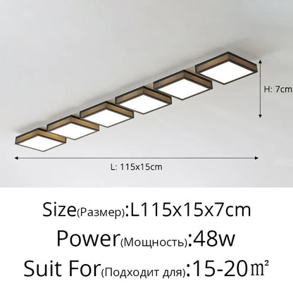DecorBites™ Black White LED Ceiling Lights Modern Minimalist Bedroom Study Lighting Fixtures