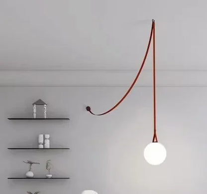 DecorBites™ Duplex Wabi Sabi Designer Villa Belt Living Room Chandelier Nordic Ceiling Light