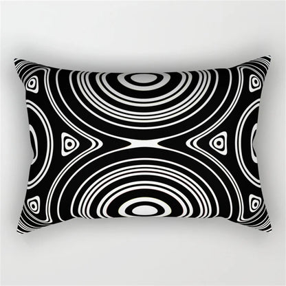 DecorBites™ Geometric Wave Line Waist Pillowcase Set