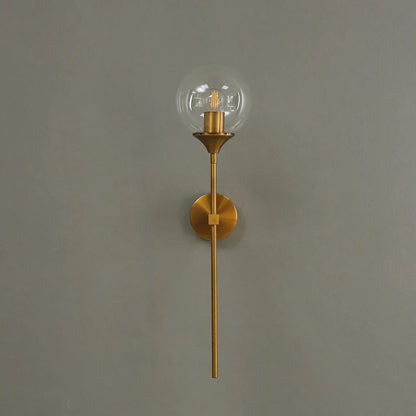 DecorBites™ Golden Glass Ball LED Wall Light with Touch Switch