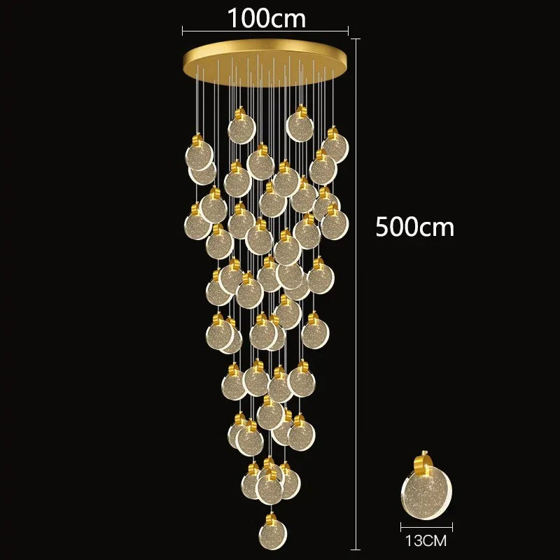 DecorBites™ LED Pendant Chandeliers for Modern Home Decor and Indoor Lighting