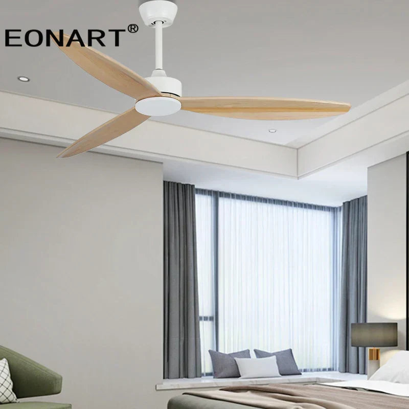 DecorBites™ 60" Modern DC Ceiling Fan with LED Light and Remote Control
