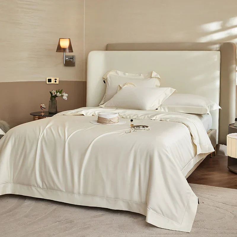 DecorBites™ 1400TC Pima Cotton Cozy Bedding Set: Soft, Breathable, Queen King Size Duvet Cover, Sheet, Pillowcases
