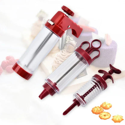 DecorBites™ Cookie Cream Cake Press Decorating Kit Butter Syringe Pastry Baking Tools