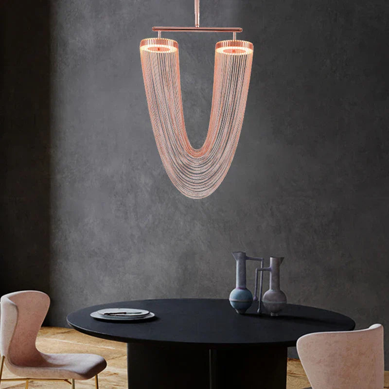 ™ LED Aluminum Ceiling Chandelier Lighting Hanging Lamps for Foyer