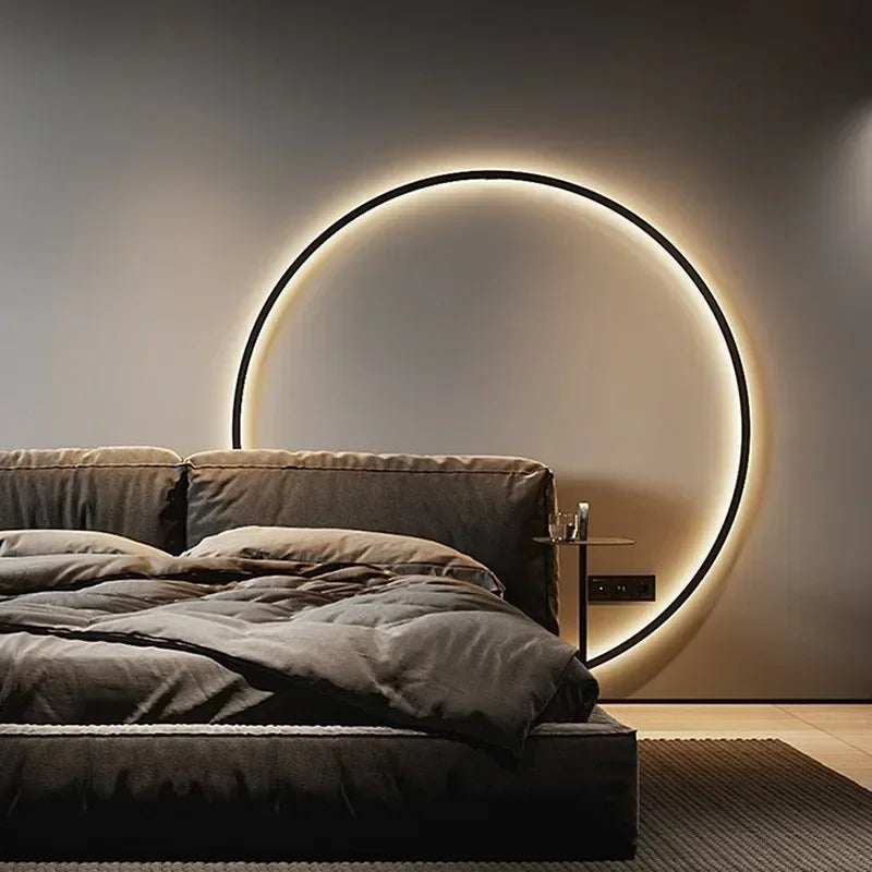 DecorBites™ LED Ring Wall Lamp - Nordic Design Indoor USB Sconce Lighting