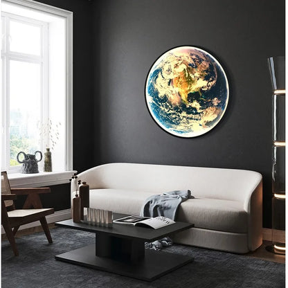 DecorBites™ LED Luxury Earth Wall Lamp for Living Room Bedroom Decoration