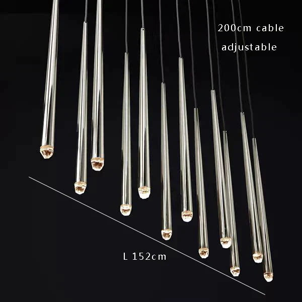 DecorBites™ Crystal Water Drop Ceiling Chandelier for Classic Living Room Decor