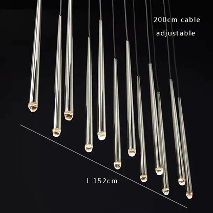 DecorBites™ Crystal Water Drop Ceiling Chandelier for Classic Living Room Decor