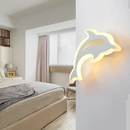 DecorBites™ Kids' LED Wall Light Modern Acrylic Bedroom Sconce Decor, AC85-265V