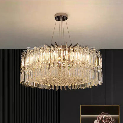 DecorBites™ Crystal Chandelier, Luxury Living Room & Bedroom Pendant Light