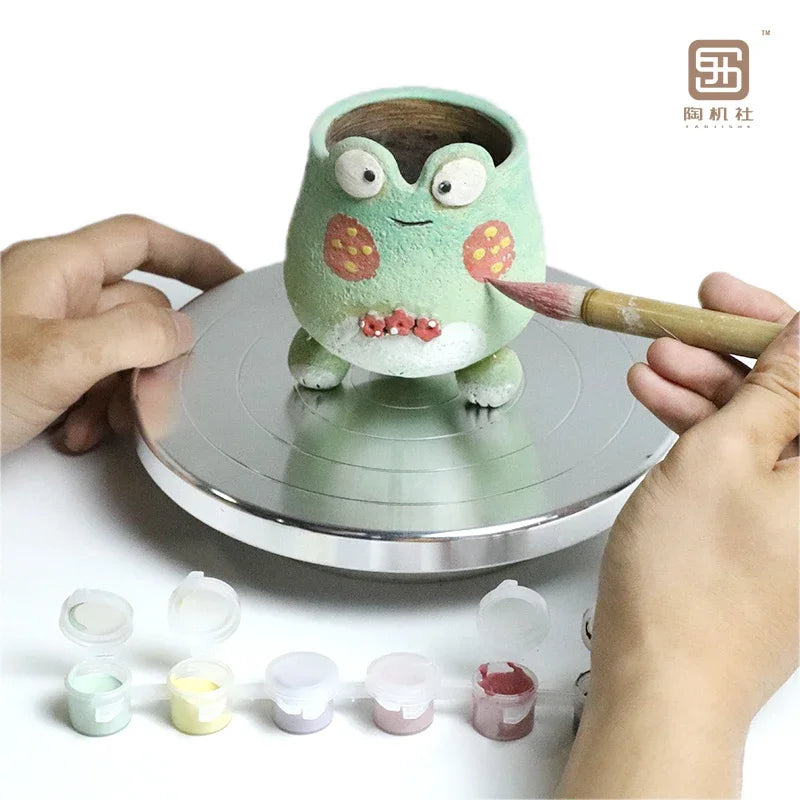 DecorBites™ Aluminum Alloy Turntable for Clay Sculpture Platform Pottery Wheel Rotation