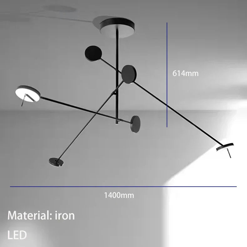 DecorBites™ Black LED Wall Reading Light for Bed Bedroom Living Room Office