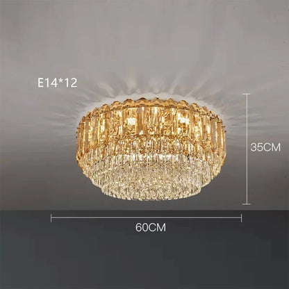 DecorBites™ Crystal LED Wall Lamp: Minimalist Luxury Lighting for Living Room TV Background