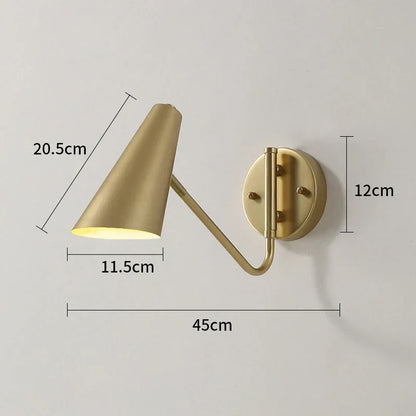 DecorBites™ Adjustable E27 LED Wall Lamp Sconces Indoor Lighting Home Decor Bedroom Fixture