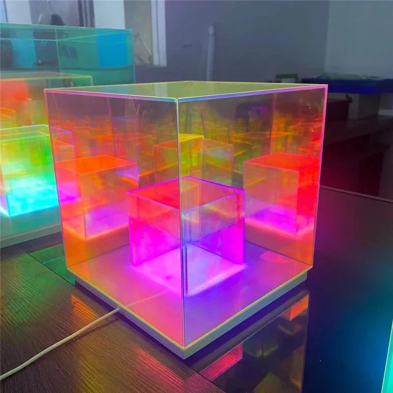 DecorBites™ LED Magic Cube Desk Lamp - Modern, Creative, Personalized Night Light