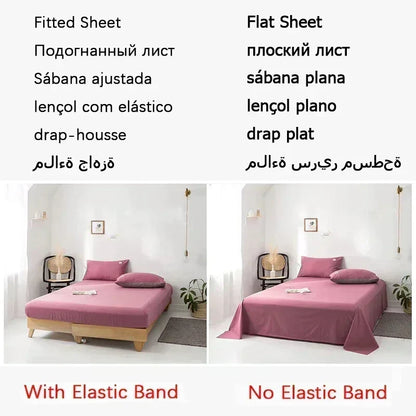 DecorBites™ Cozy Milk Fleece Winter Bedding Set - High Density & Skin Friendly