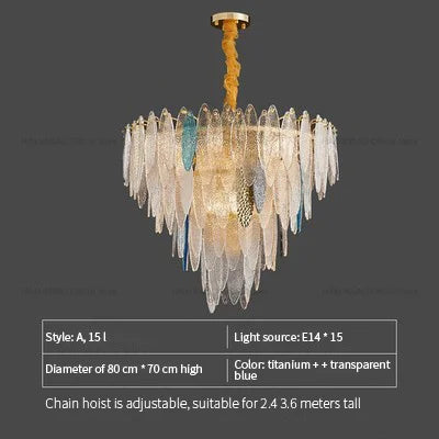 DecorBites™ Crystal Chandelier: Elegant European Style for Living, Bedroom, Dining Room