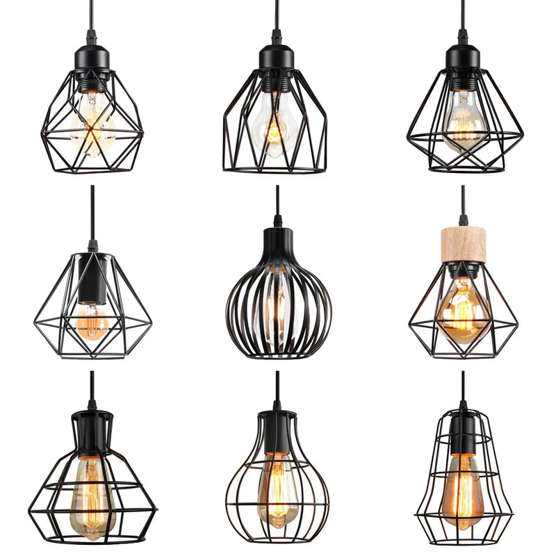 ™ Industrial Loft Pendant LED Ceiling Light for Home Living Room Kitchen Decor
