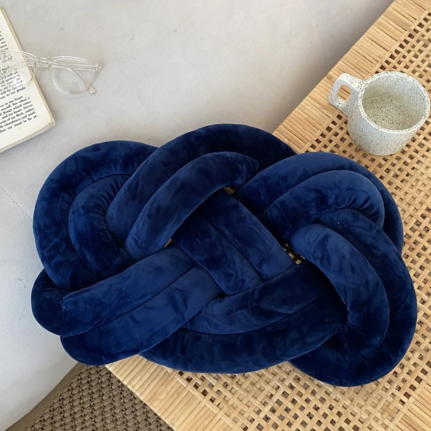 DecorBites™ Knotted Ring Throw Pillow Set