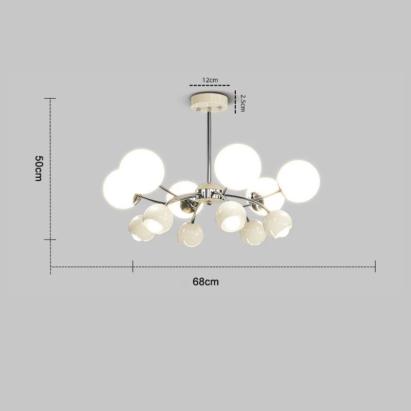 DecorBites™ Cream Living Room Pendant Lamp Magic Bean Restaurant Medieval Bedroom Light