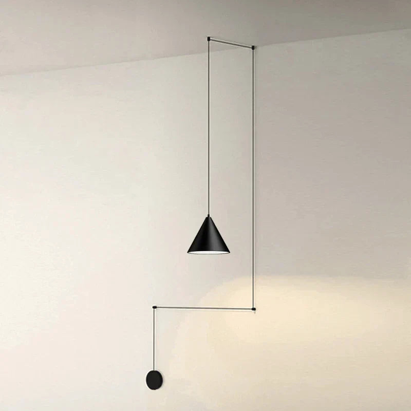 DecorBites™ Black LED Pendant Chandelier for Modern Bedroom Dining Room Art Decor