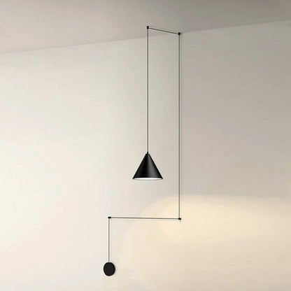 DecorBites™ Black LED Pendant Chandelier for Modern Bedroom Dining Room Art Decor