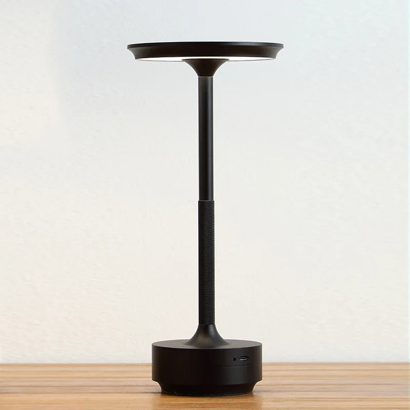 DecorBites™ Aluminum LED Desk Lamp Touch Switch Cordless Table Light for Living Room