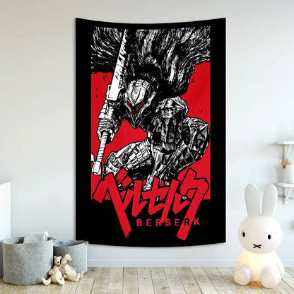 DecorBites™ Berserk Sacrifice Tapestry Hanging for Home, Bar, Cafe | Aesthetic Wall Decor