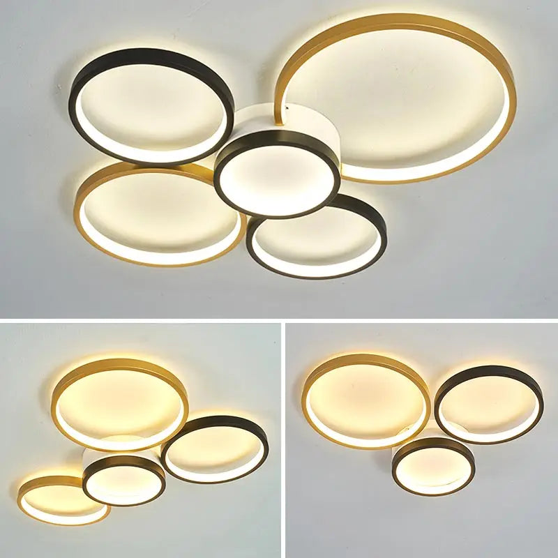 ™ LED Ceiling Chandelier Remote Control Living Room Bedroom Kitchen Lamp White