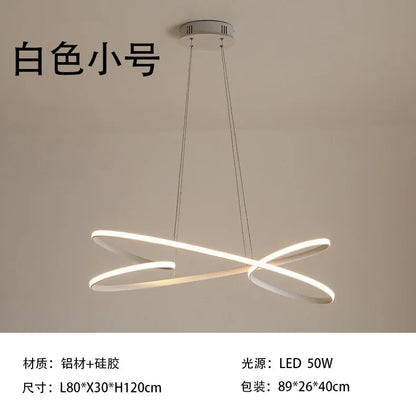 DecorBites™ LED Chandelier Modern Indoor Gold Decor Pendant Light Fixture for Home, Restaurant, Hotel