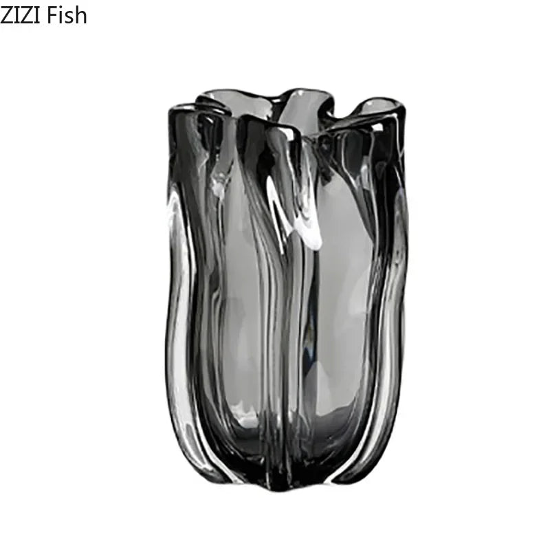 DecorBites™ Glass Vase Hydroponics Desk Decoration Floral Arrangement Room Decor